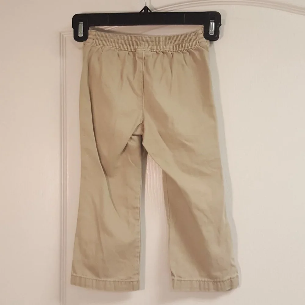 Circo Khaki Pants Pink Button